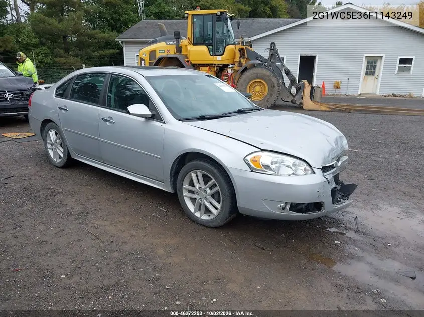 CHEVROLET IMPALA 2015, VIN 2G1WC5E36F1143249