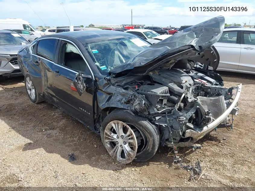 CHEVROLET IMPALA 2015, VIN 1G1125S30FU143396