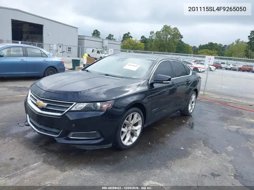 2015 CHEVROLET IMPALA VIN 2G1115SL4F9265050 — фото 2