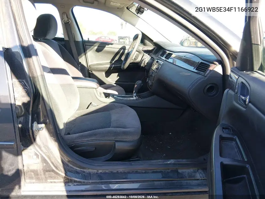 2015 CHEVROLET IMPALA VIN 2G1WB5E34F1166922 — фото 5