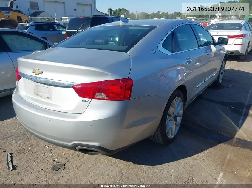 2015 CHEVROLET IMPALA VIN 2G1165S37F9207774 — фото 4