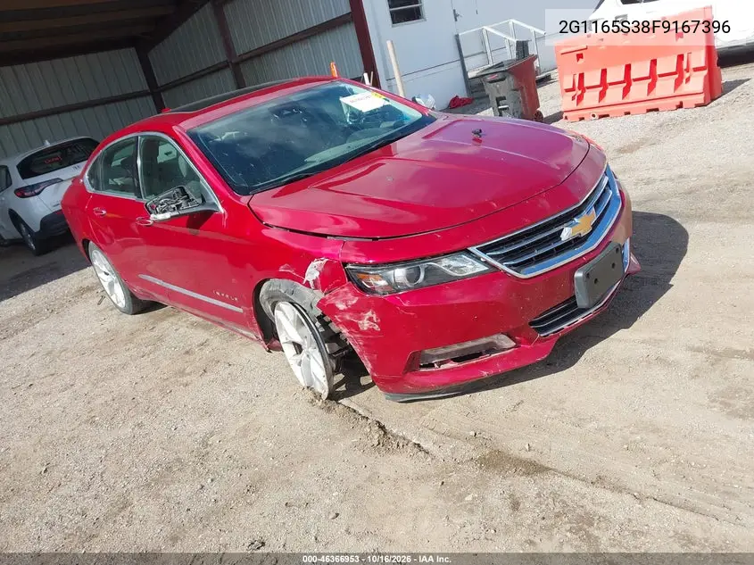 CHEVROLET IMPALA 2015, VIN 2G1165S38F9167396