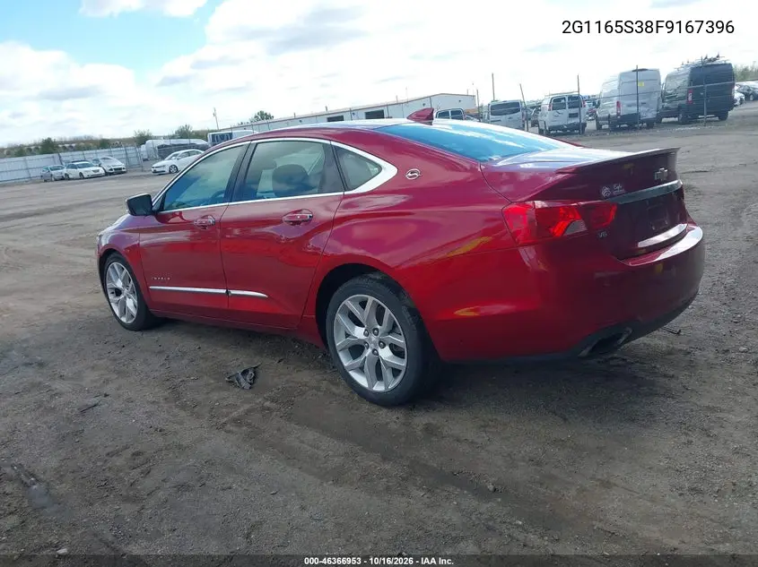 2015 CHEVROLET IMPALA VIN 2G1165S38F9167396 — фото 3