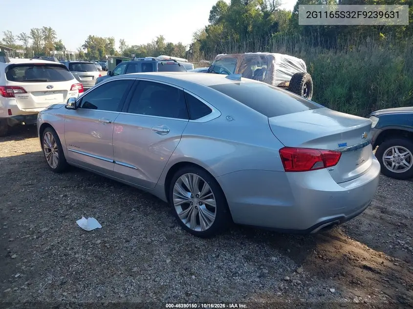 2015 CHEVROLET IMPALA VIN 2G1165S32F9239631 — фото 3