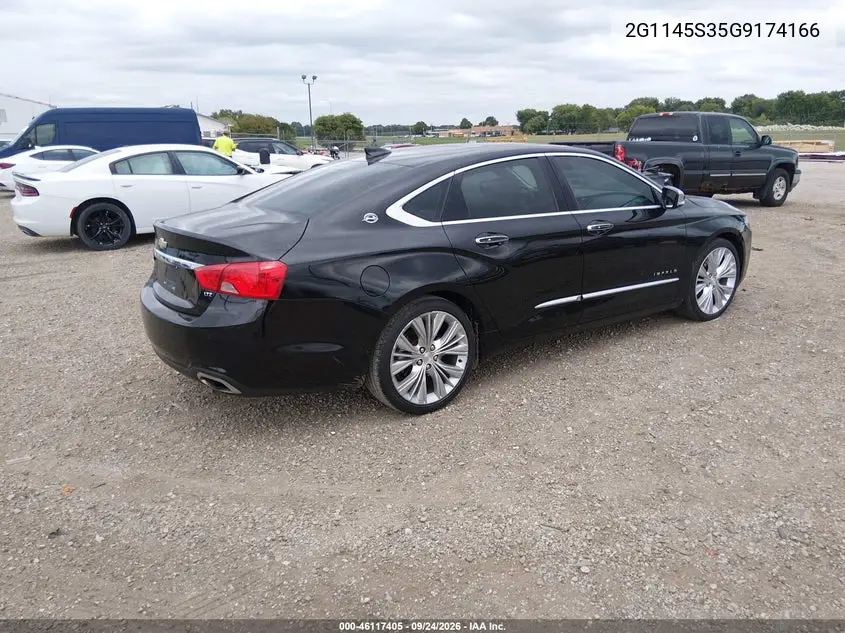 2016 CHEVROLET IMPALA VIN 2G1145S35G9174166 — фото 4