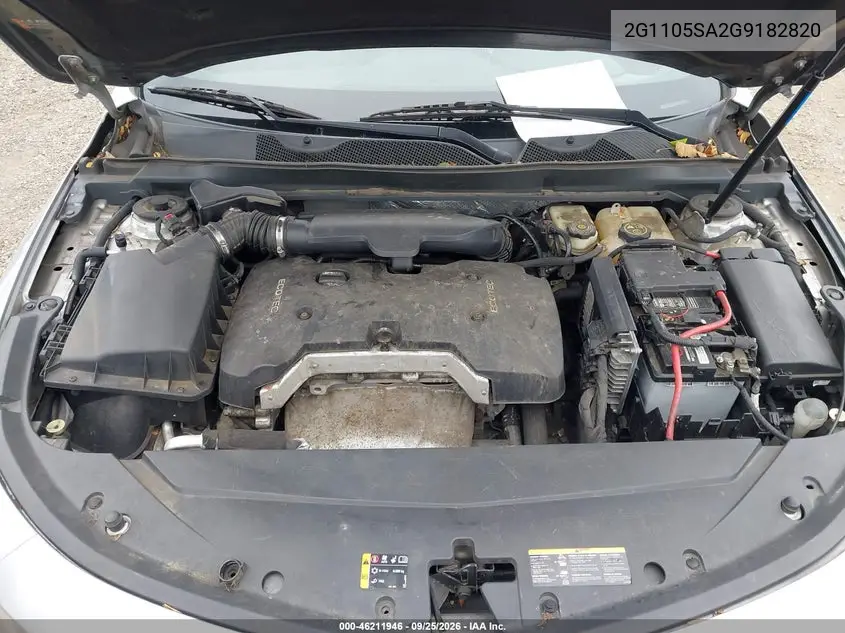 2016 CHEVROLET IMPALA VIN 2G1105SA2G9182820 — фото 10