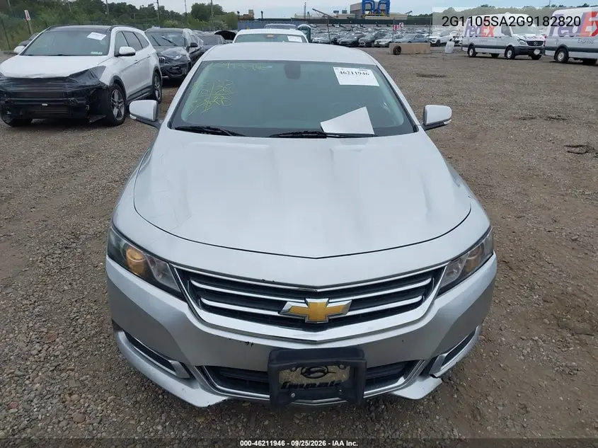 2016 CHEVROLET IMPALA VIN 2G1105SA2G9182820 — фото 12