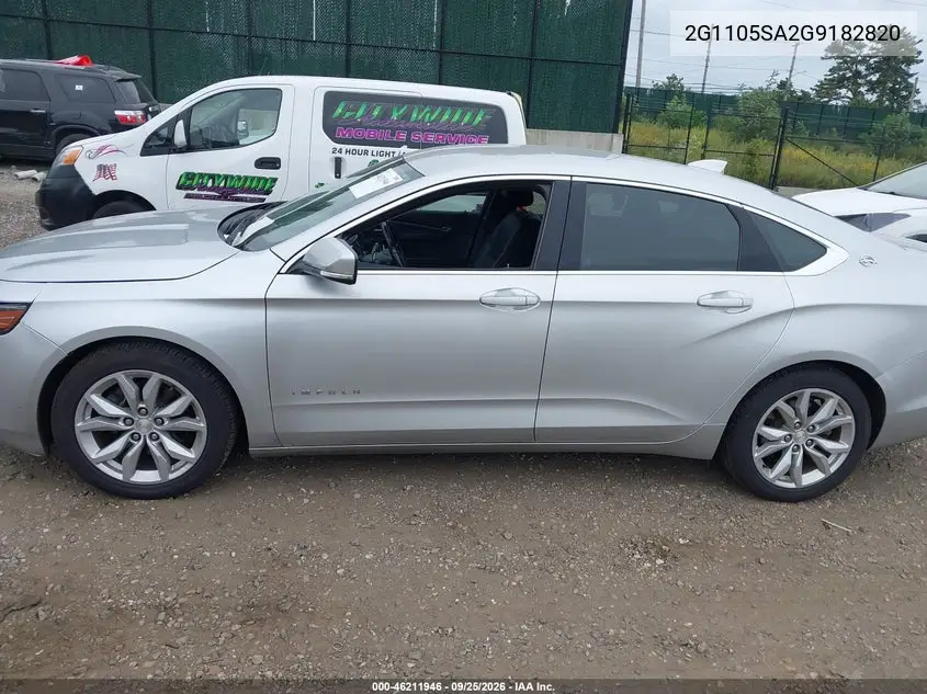 2016 CHEVROLET IMPALA VIN 2G1105SA2G9182820 — фото 14