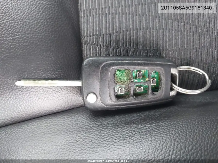 2016 CHEVROLET IMPALA VIN 2G1105SA5G9181340 — фото 11