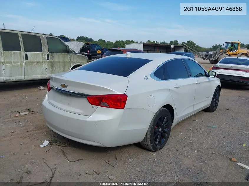 2016 CHEVROLET IMPALA VIN 2G1105SA4G9146868 — фото 4