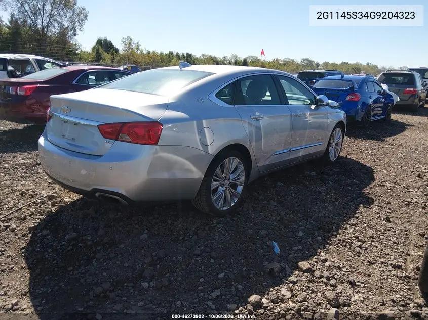 2016 CHEVROLET IMPALA VIN 2G1145S34G9204323 — фото 4