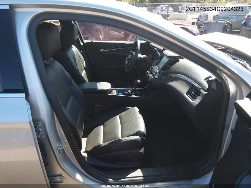 2016 CHEVROLET IMPALA VIN 2G1145S34G9204323 — фото 5