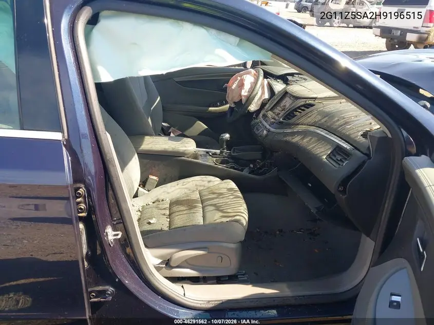 2017 CHEVROLET IMPALA VIN 2G11Z5SA2H9196515 — фото 5