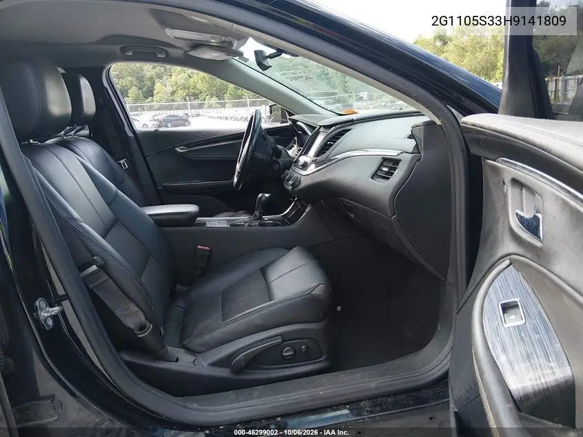 2017 CHEVROLET IMPALA VIN 2G1105S33H9141809 — фото 5