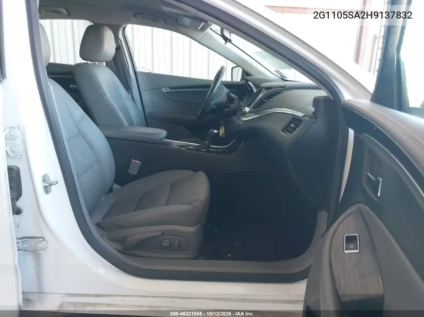 2017 CHEVROLET IMPALA VIN 2G1105SA2H9137832 — фото 5