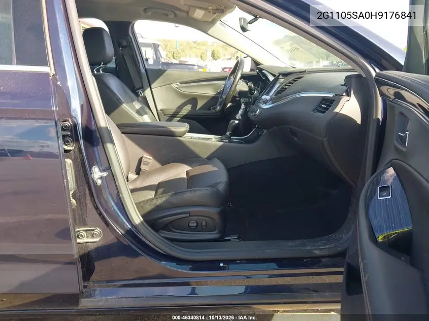 2017 CHEVROLET IMPALA VIN 2G1105SA0H9176841 — фото 5