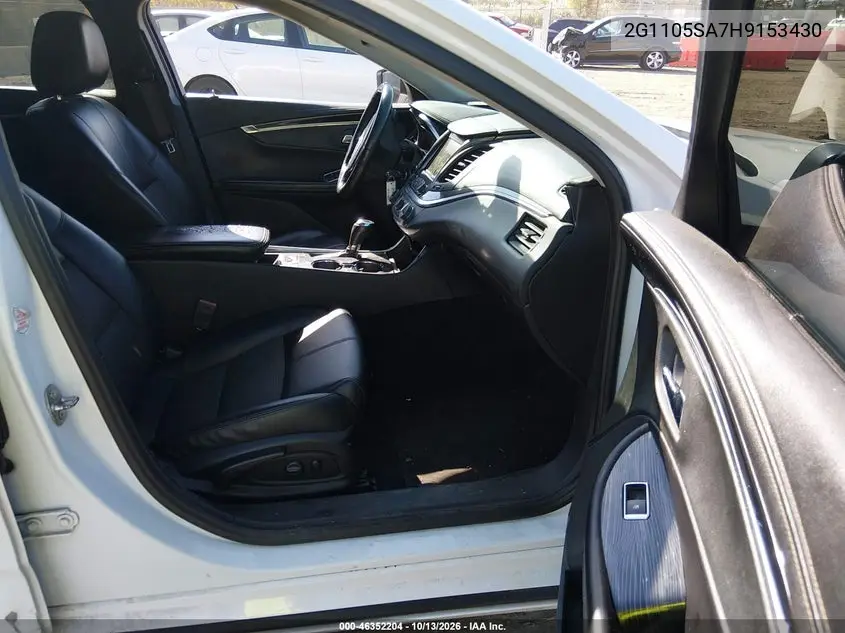 2017 CHEVROLET IMPALA VIN 2G1105SA7H9153430 — фото 5