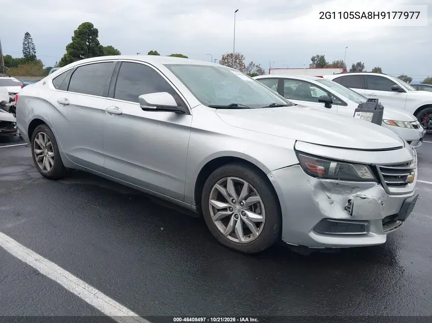 CHEVROLET IMPALA 2017, VIN 2G1105SA8H9177977