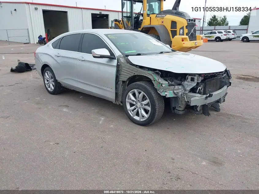 CHEVROLET IMPALA 2017, VIN 1G1105S38HU158334