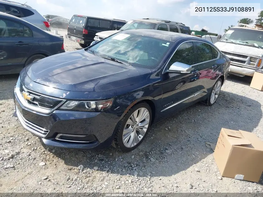 2018 CHEVROLET IMPALA VIN 2G1125S33J9108891 — фото 2