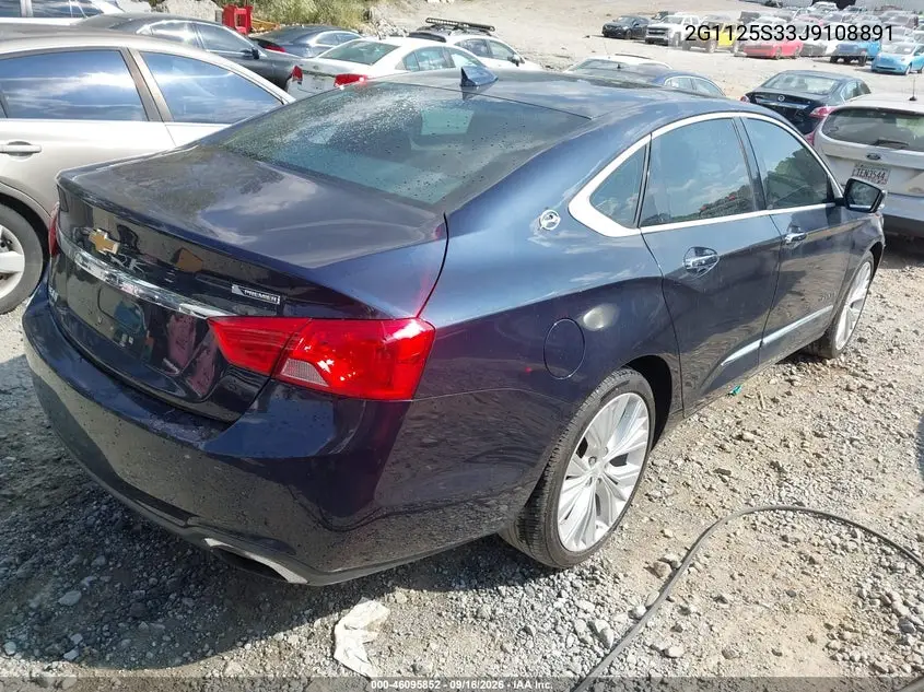 2018 CHEVROLET IMPALA VIN 2G1125S33J9108891 — фото 4