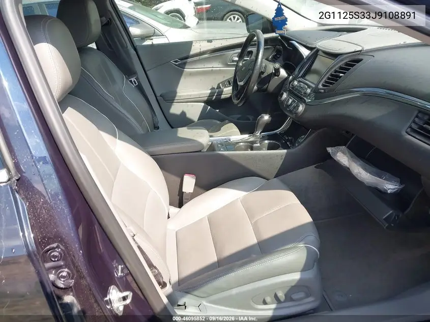 2018 CHEVROLET IMPALA VIN 2G1125S33J9108891 — фото 5