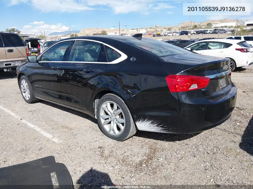 2018 CHEVROLET IMPALA VIN 2G1105S39J9136278 — фото 3