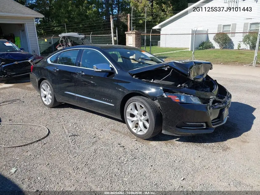 CHEVROLET IMPALA 2018, VIN 2G1125S37J9101443