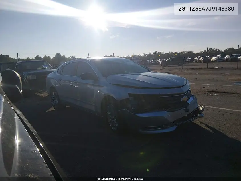 CHEVROLET IMPALA 2018, VIN 2G11Z5SA7J9143380