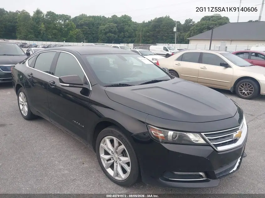 CHEVROLET IMPALA 2019, VIN 2G11Z5SA1K9140606