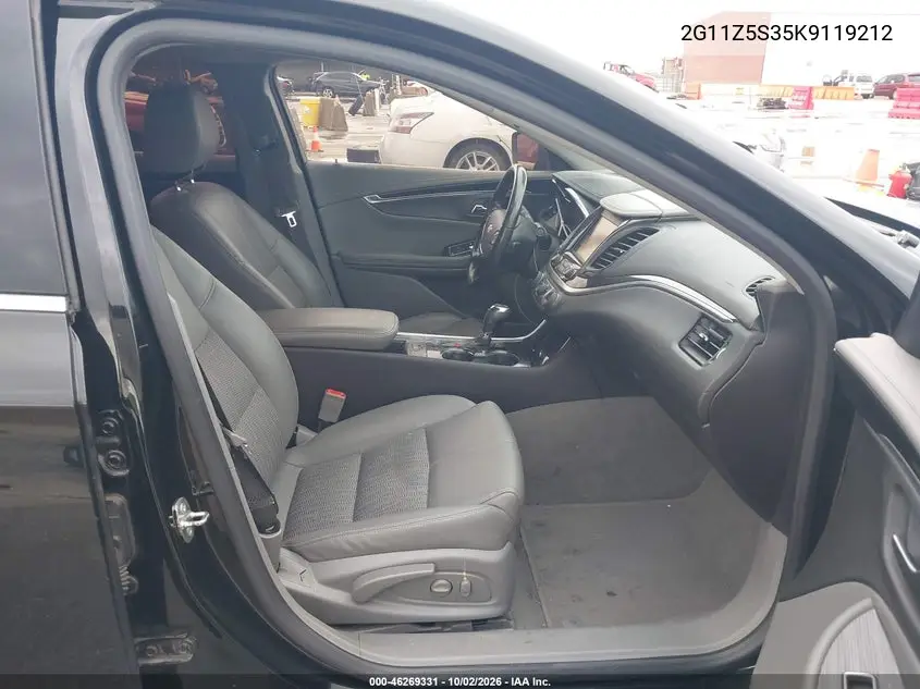 2019 CHEVROLET IMPALA VIN 2G11Z5S35K9119212 — фото 5