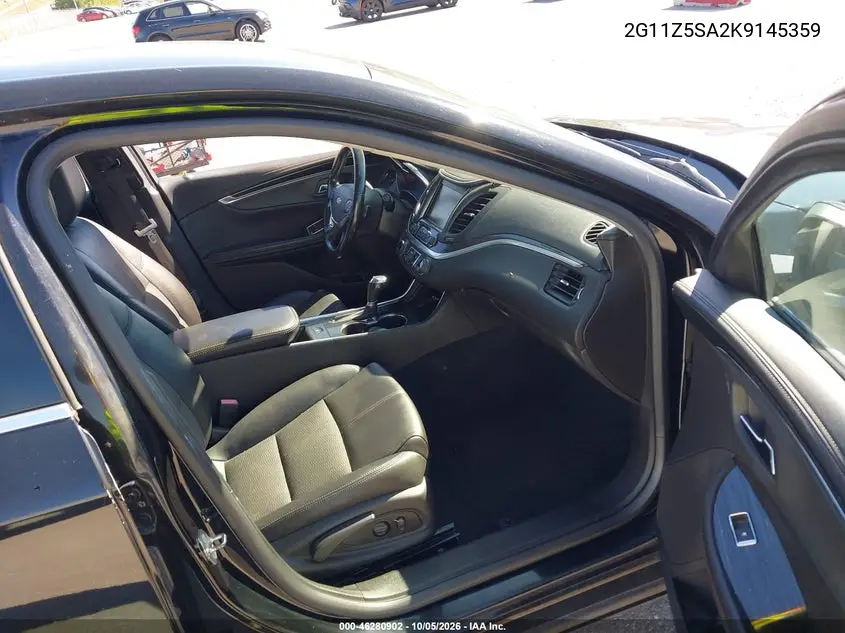 2019 CHEVROLET IMPALA VIN 2G11Z5SA2K9145359 — фото 5