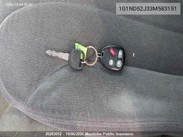2003 CHEVROLET MALIBU VIN 1G1ND52J33M583151 — фото 11