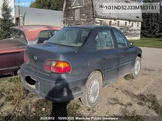 2003 CHEVROLET MALIBU VIN 1G1ND52J33M583151 — фото 4