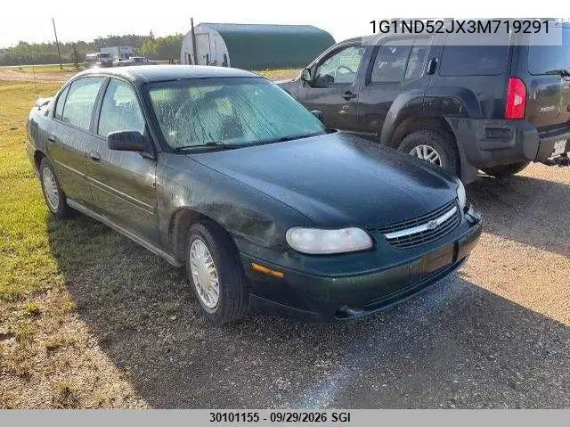 CHEVROLET MALIBU 2003, VIN 1G1ND52JX3M719291