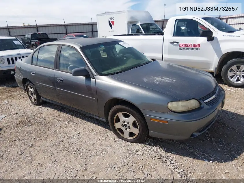 CHEVROLET MALIBU 2003, VIN 1G1ND52J33M732657