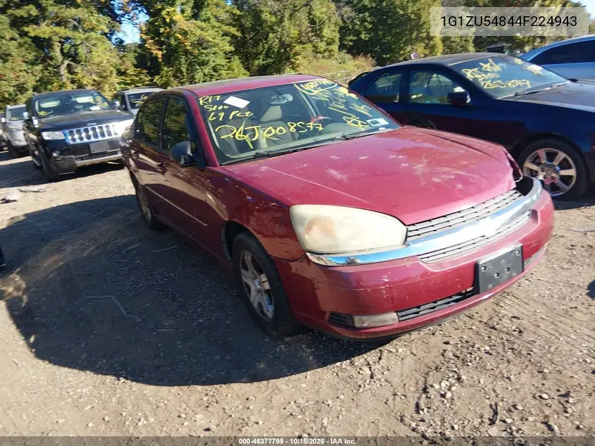 CHEVROLET MALIBU 2004, VIN 1G1ZU54844F224943