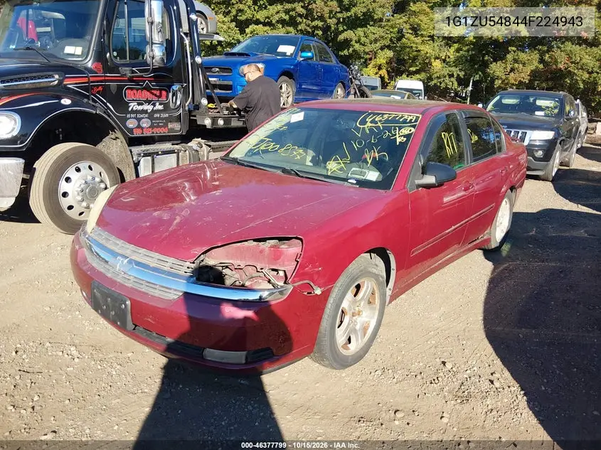 2004 CHEVROLET MALIBU VIN 1G1ZU54844F224943 — фото 2
