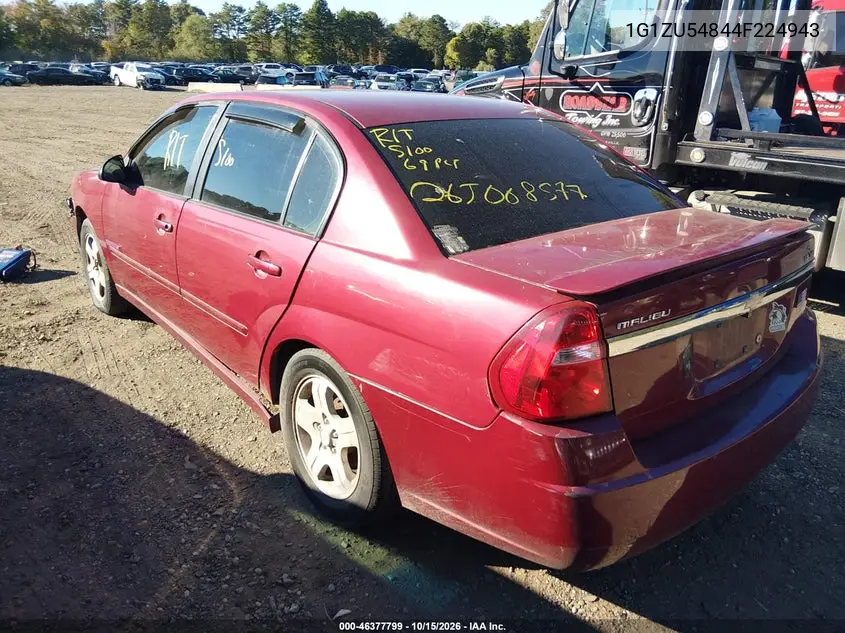 2004 CHEVROLET MALIBU VIN 1G1ZU54844F224943 — фото 3