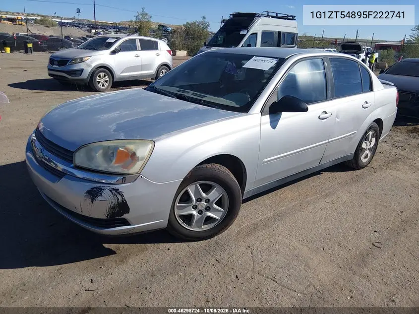 2005 CHEVROLET MALIBU VIN 1G1ZT54895F222741 — фото 2