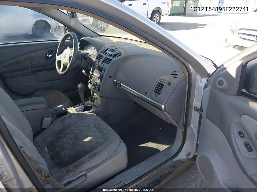 2005 CHEVROLET MALIBU VIN 1G1ZT54895F222741 — фото 5