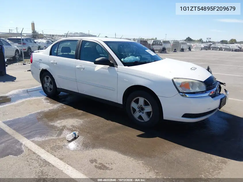 CHEVROLET MALIBU 2005, VIN 1G1ZT54895F209679