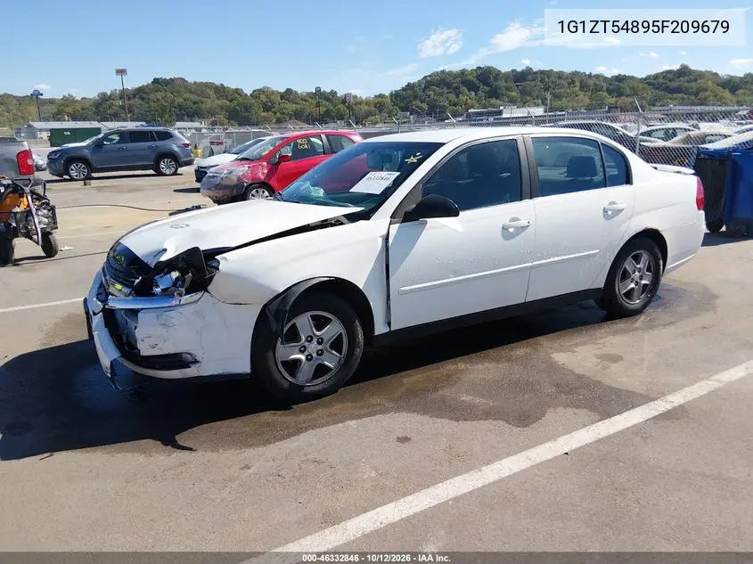 2005 CHEVROLET MALIBU VIN 1G1ZT54895F209679 — фото 2