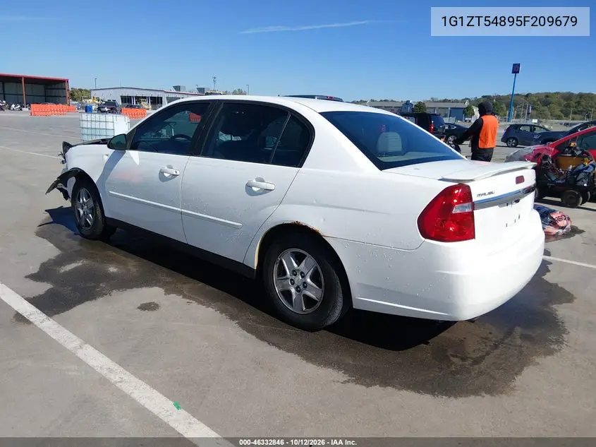 2005 CHEVROLET MALIBU VIN 1G1ZT54895F209679 — фото 3