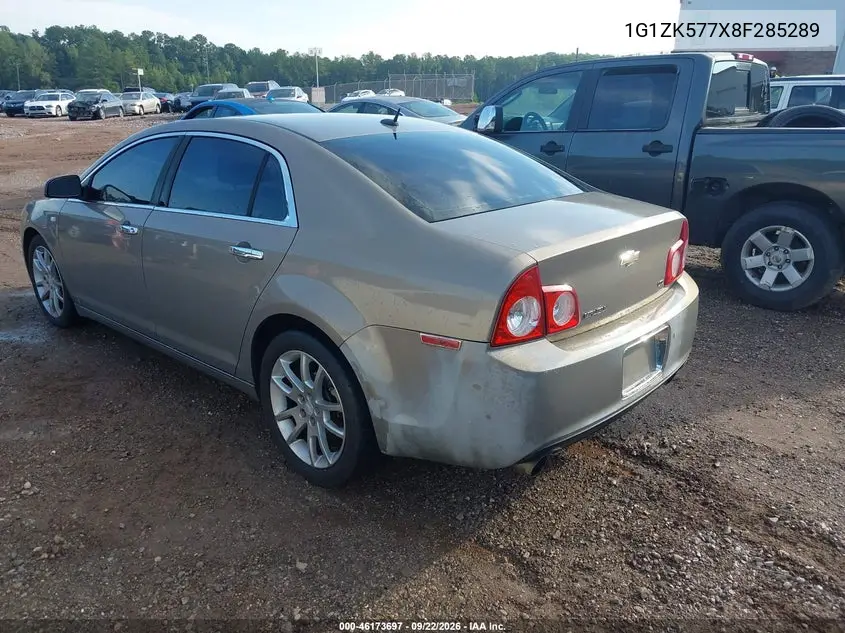 2008 CHEVROLET MALIBU VIN 1G1ZK577X8F285289 — фото 3
