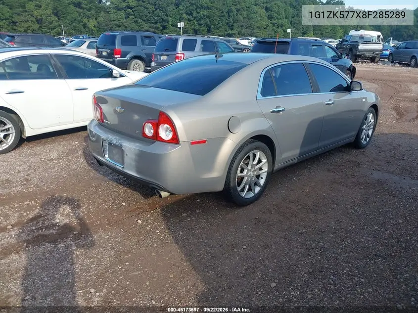 2008 CHEVROLET MALIBU VIN 1G1ZK577X8F285289 — фото 4
