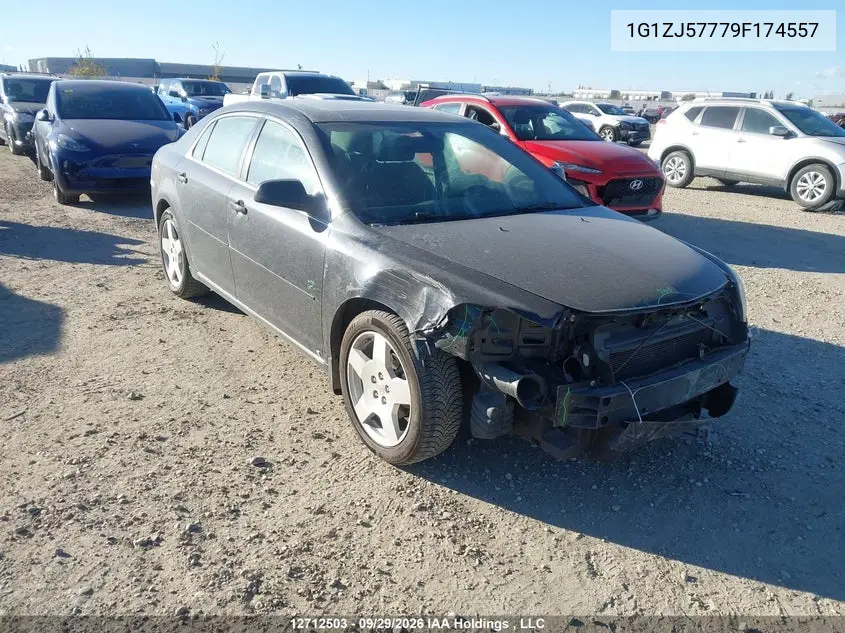 CHEVROLET MALIBU 2009, VIN 1G1ZJ57779F174557