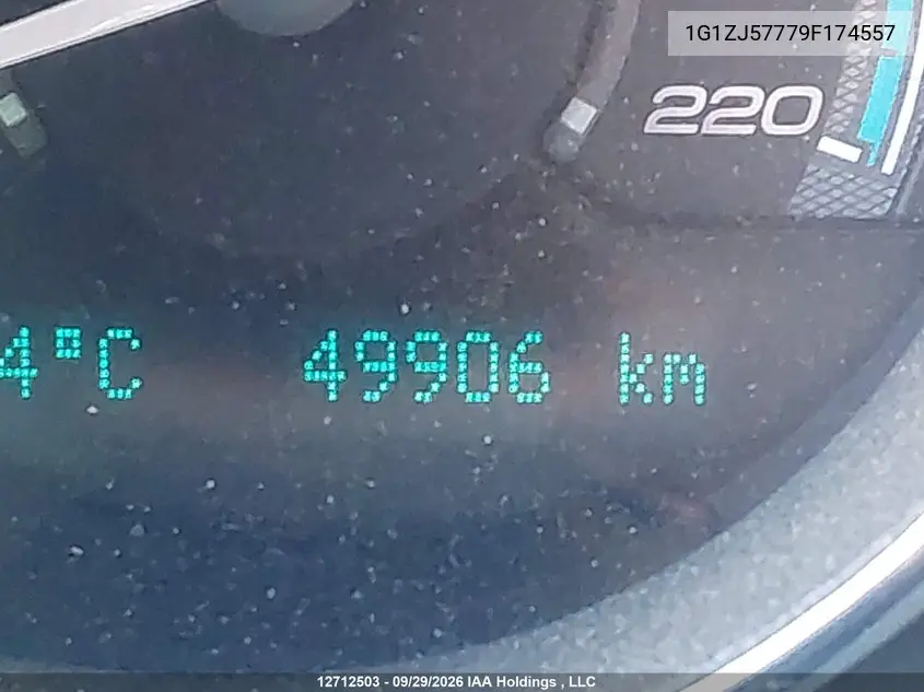 2009 CHEVROLET MALIBU VIN 1G1ZJ57779F174557 — фото 16