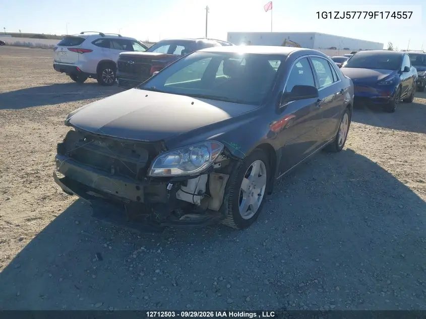2009 CHEVROLET MALIBU VIN 1G1ZJ57779F174557 — фото 2