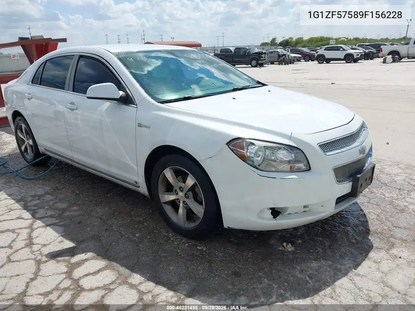 CHEVROLET MALIBU 2009, VIN 1G1ZF57589F156228